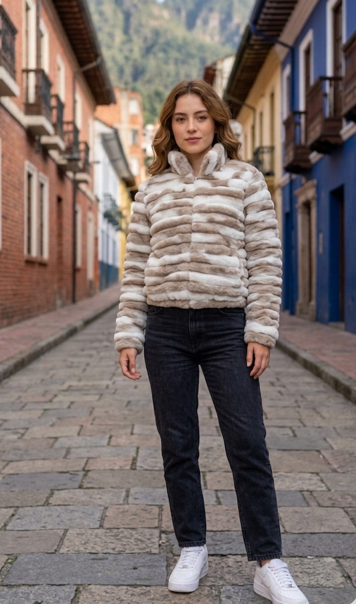 CHAQUETA CRISTAL CORTA